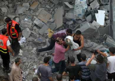 ارتفاع عدد قتلى الغارات الاسرائيلية على غزة -

